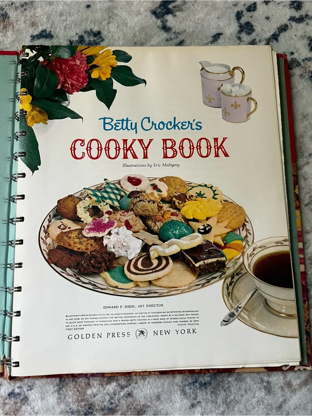 Betty Crocker Vintage 1963 Cooky Book 1st Edition, 8th Printing